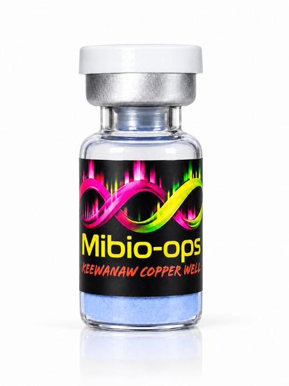 Mibio-ops Keweenaw Copper Well research vial