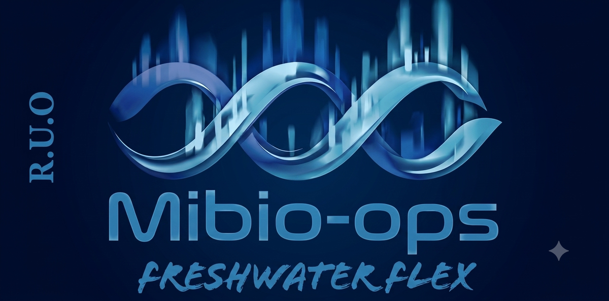 Mibio-ops FRESHWATER FLEX label graphic